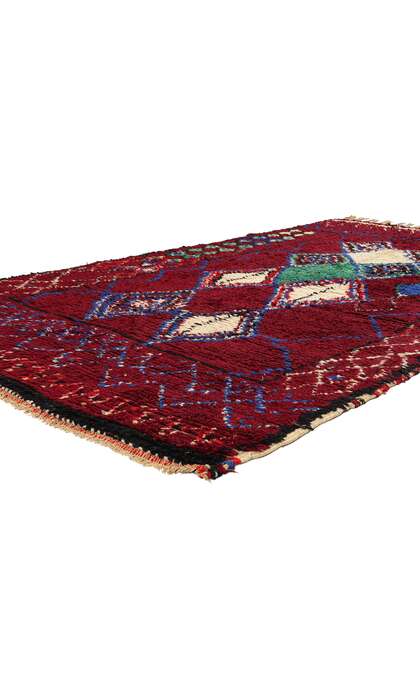 5 x 9 Vintage Red Moroccan Azilal Rug 21737
