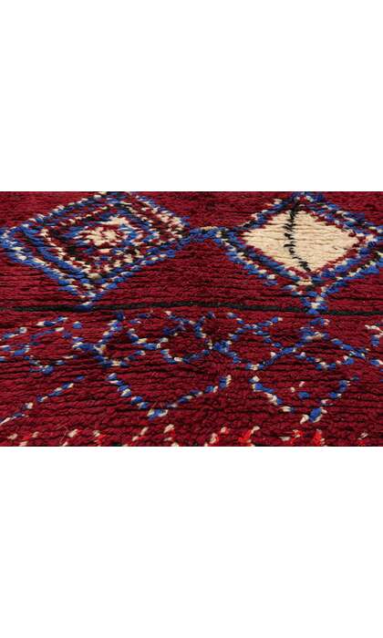 5 x 9 Vintage Red Moroccan Azilal Rug 21737