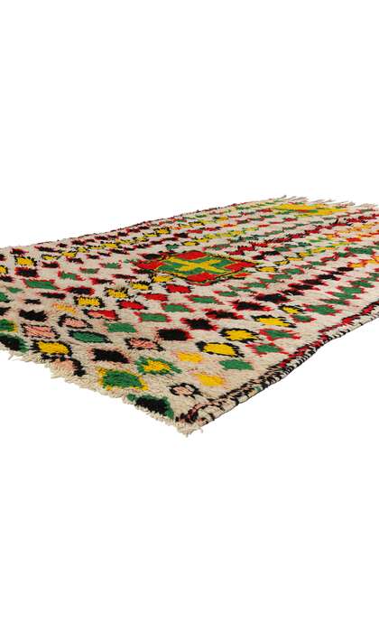 5 x 9 Colorful Vintage Moroccan Azilal Rug 21785