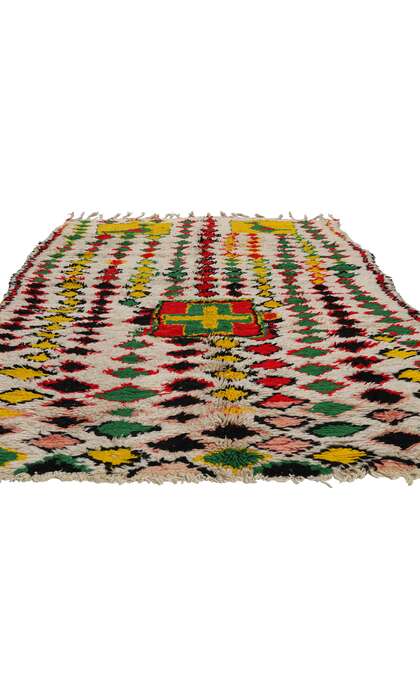 5 x 9 Colorful Vintage Moroccan Azilal Rug 21785