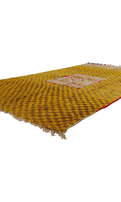 5 x 9 Vintage Gold Moroccan Azilal Rug 21745