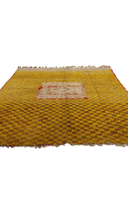 5 x 9 Vintage Gold Moroccan Azilal Rug 21745
