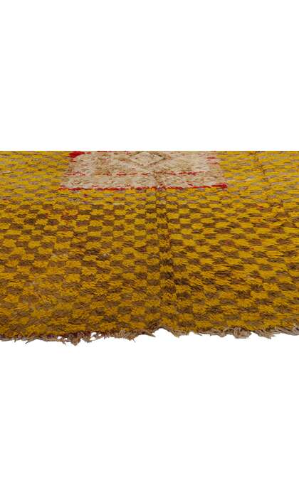 5 x 9 Vintage Gold Moroccan Azilal Rug 21745