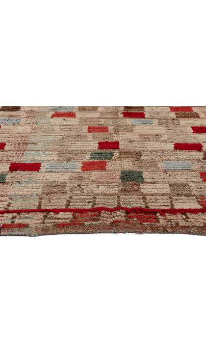 5 x 9 Vintage Checkered Moroccan Azilal Rug 21818