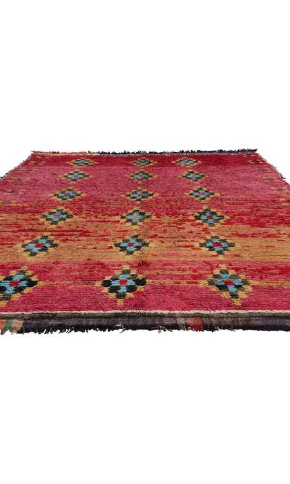 ​6 x 7 Vintage Pink Moroccan Azilal Rug 21740