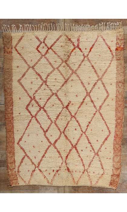 6 x 7 Vintage Moroccan Azilal Rug 21781