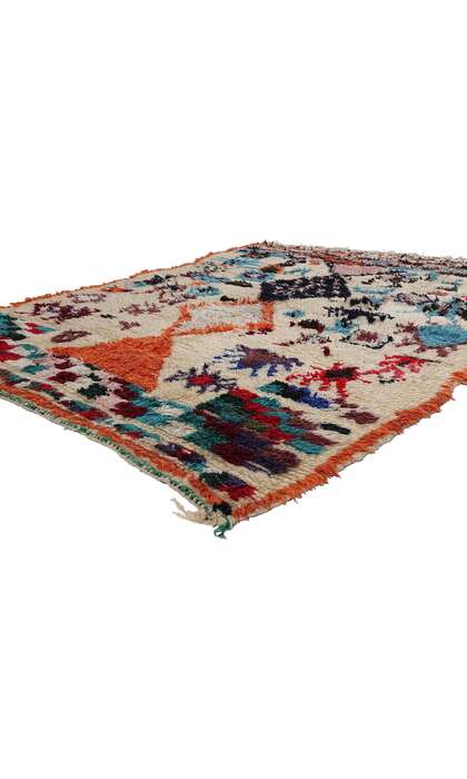 6 x 9 Colorful Vintage Moroccan Azilal Rug 21782