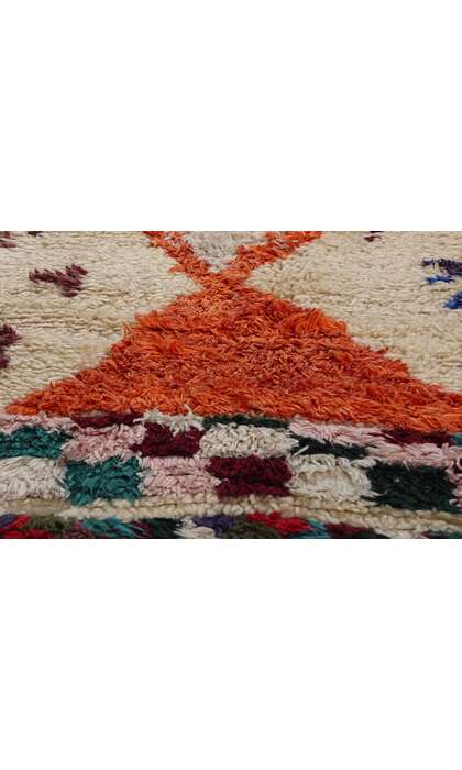 6 x 9 Colorful Vintage Moroccan Azilal Rug 21782