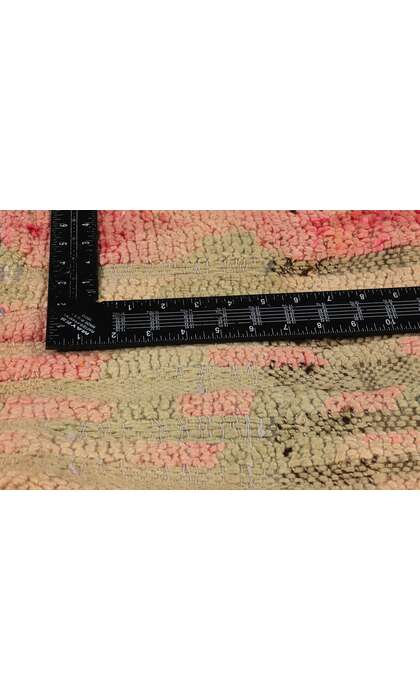 6 x 9 Vintage Checkered Moroccan Azilal Rug 21812