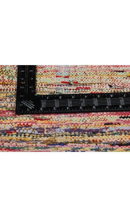4 x 7 Vintage Moroccan Azilal Rag Rug 21743
