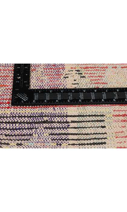 4 x 8 Vintage Black Moroccan Azilal Rag Rug 21834