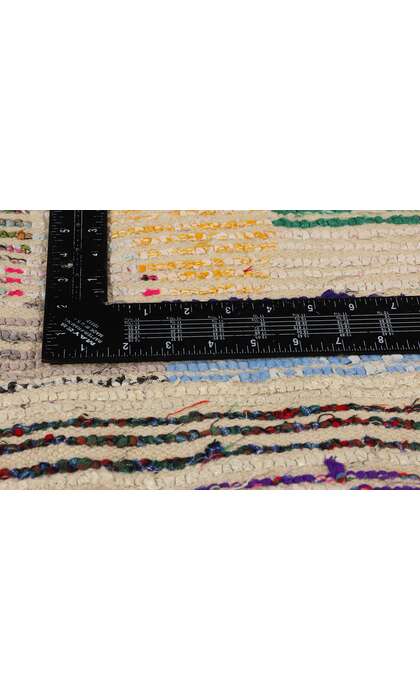5 x 9 Vintage Boujad Moroccan Rag Rug 21786