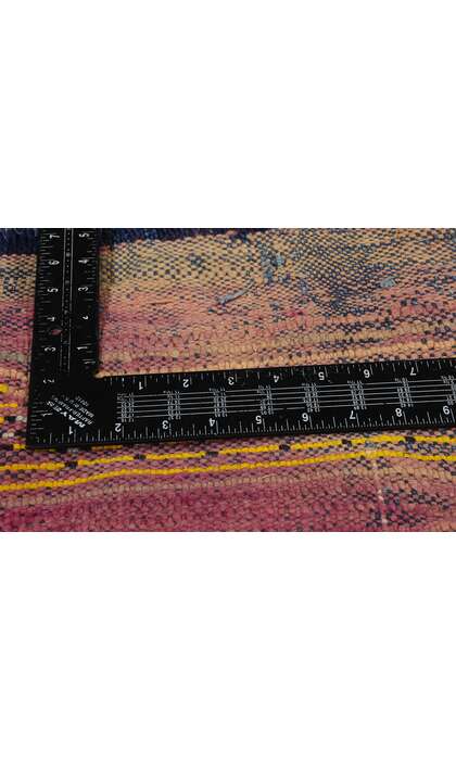 4 x 12 Vintage Purple Boujad Moroccan Rug 21819