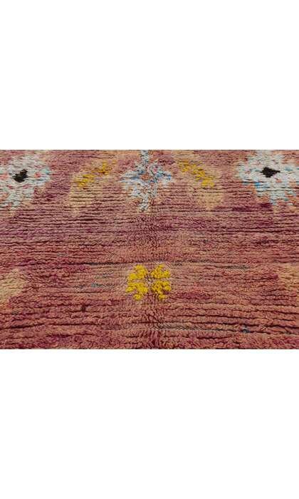 4 x 12 Vintage Purple Boujad Moroccan Rug 21819