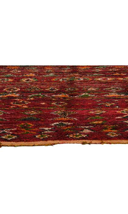 ​5 x 8 Vintage Earth-Tone Boujad Moroccan Rug 21754