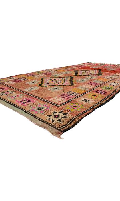 5 x 9 Vintage Red Boujad Moroccan Rug 21747