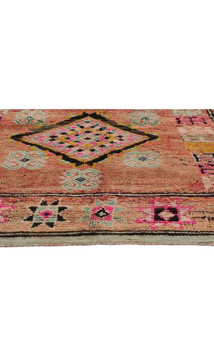 5 x 9 Vintage Red Boujad Moroccan Rug 21747