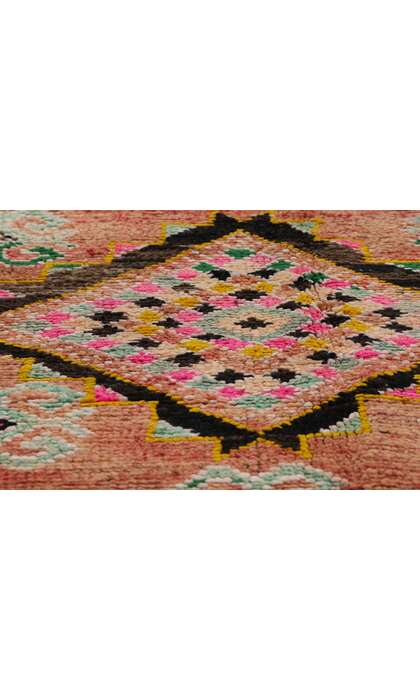 5 x 9 Vintage Red Boujad Moroccan Rug 21747