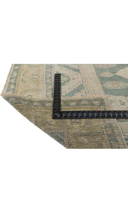 5 x 10 Vintage Turkish Oushak Rug 53671