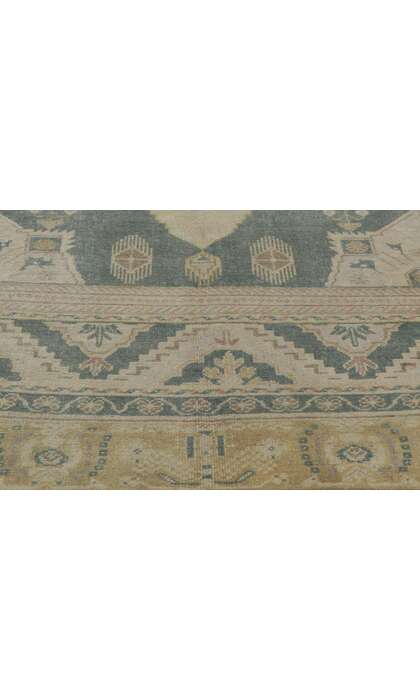 5 x 10 Vintage Turkish Oushak Rug 53671