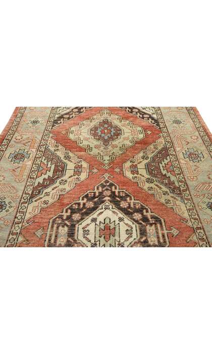 5 x 11 Vintage Turkish Oushak Rug 52415