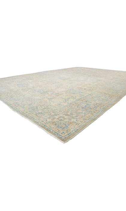 9 x 13 Vintage Persian Kashan Rug 61129