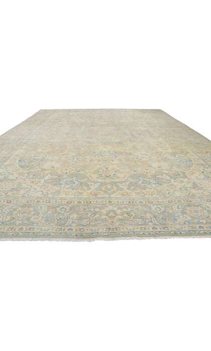 9 x 13 Vintage Persian Kashan Rug 61129