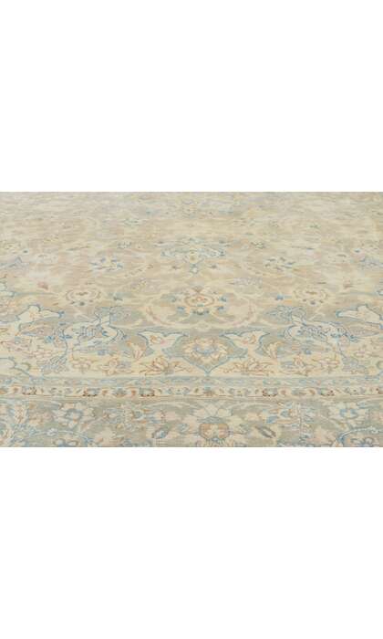 9 x 13 Vintage Persian Kashan Rug 61129