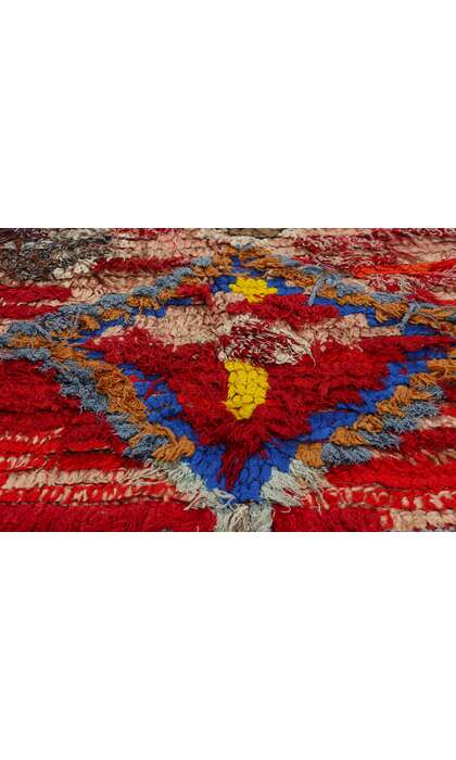 4 x 8 Vintage Pink Boujad Moroccan Rug 21802