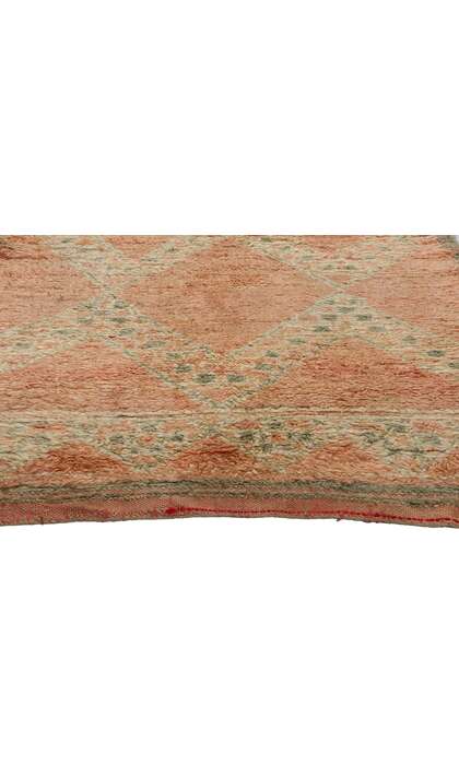 4 x 8 Vintage Pink Boujad Moroccan Rug 21838