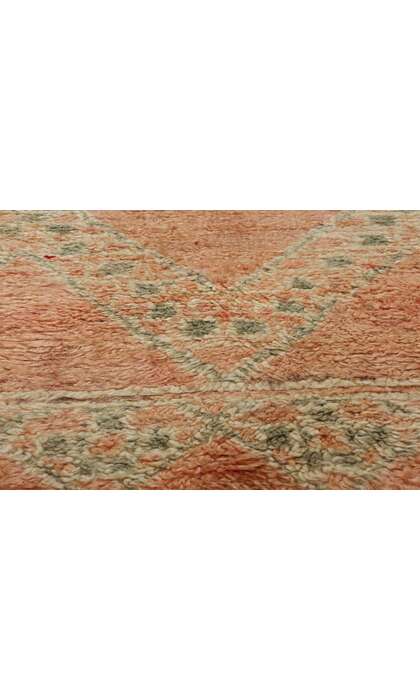 4 x 8 Vintage Pink Boujad Moroccan Rug 21838