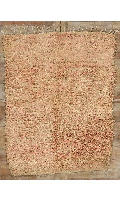5 x 7 Vintage Pink Boujad Moroccan Rug 21806