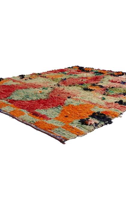 5 x 6 Vintage Boujad Moroccan Rag Rug 21787