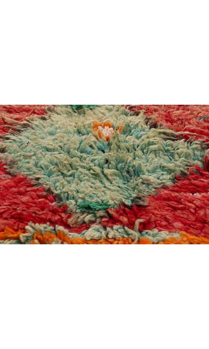 5 x 6 Vintage Boujad Moroccan Rag Rug 21787