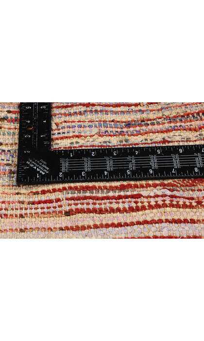 5 x 7 Vintage Red Boujad Moroccan Rag Rug 21831