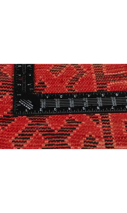 ​4 x 7 Vintage Red Talsint Moroccan Rug 21762
