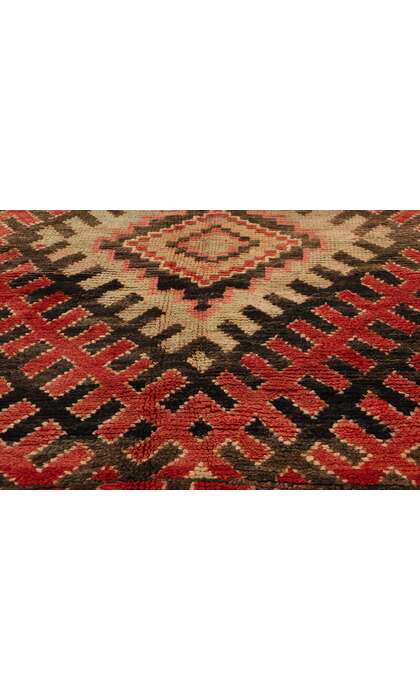 ​4 x 7 Vintage Red Talsint Moroccan Rug 21762