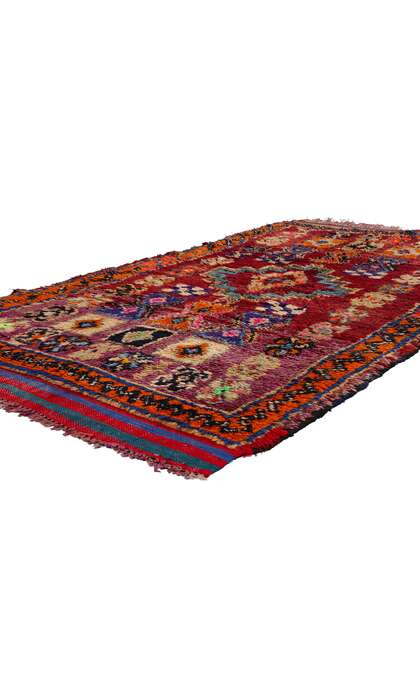 ​4 x 8 Vintage Red Talsint Moroccan Rug 21780