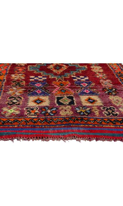 ​4 x 8 Vintage Red Talsint Moroccan Rug 21780