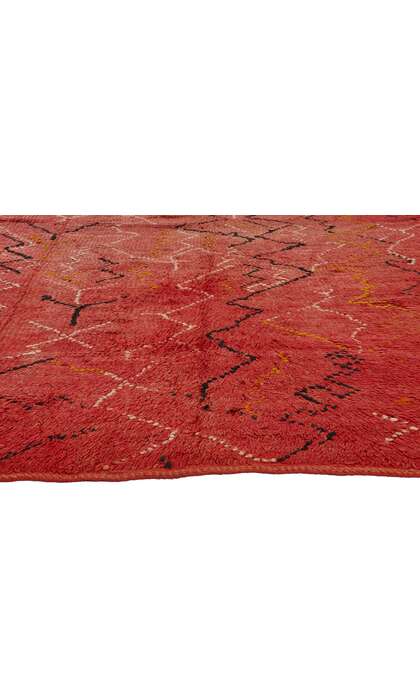 5 x 10 Vintage Red Talsint Moroccan Rug 21825