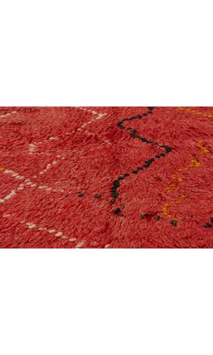 5 x 10 Vintage Red Talsint Moroccan Rug 21825