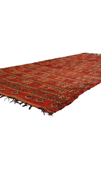 5 x 11 Vintage Red Talsint Moroccan Rug 21791