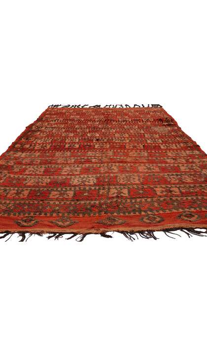 5 x 11 Vintage Red Talsint Moroccan Rug 21791