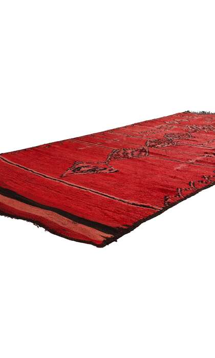 5 x 11 Vintage Red Talsint Moroccan Rug 21809