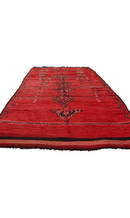 5 x 11 Vintage Red Talsint Moroccan Rug 21809
