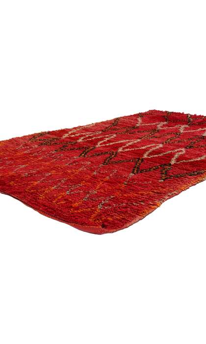 ​5 x 8 Vintage Red Talsint Moroccan Rug 21758