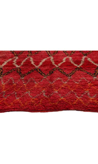 ​5 x 8 Vintage Red Talsint Moroccan Rug 21758