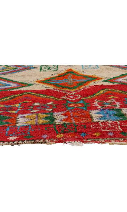 5 x 8 Vintage Red Boujad Moroccan Rug 21790