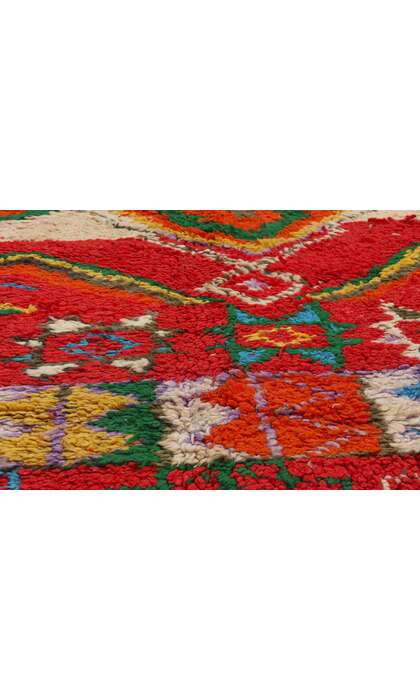 5 x 8 Vintage Red Boujad Moroccan Rug 21790