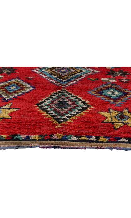 5 x 9 Vintage Red Boujad Moroccan Rug 21795